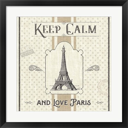 Framed Paris Farmhouse V Print