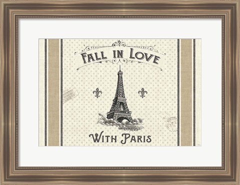 Framed Paris Farmhouse I Print