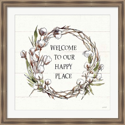 Framed Country Life VII Welcome Print