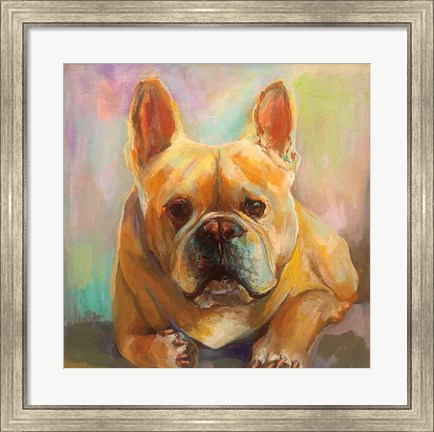 Framed Frenchie Print