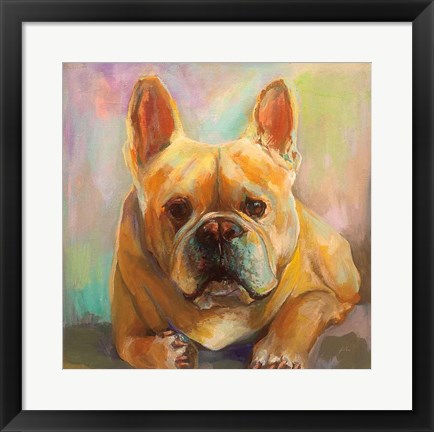 Framed Frenchie Print