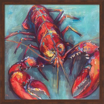 Framed Lobster Print