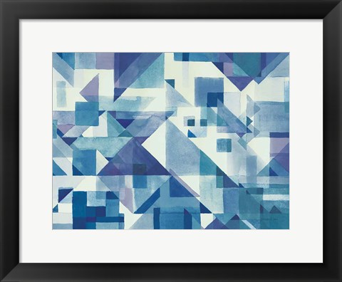 Framed Try Angles I Blue Print