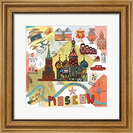 Framed Global Travel VI Print