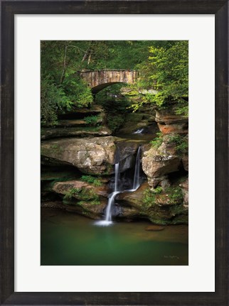 Framed Upper Falls Old Mans Cave Print