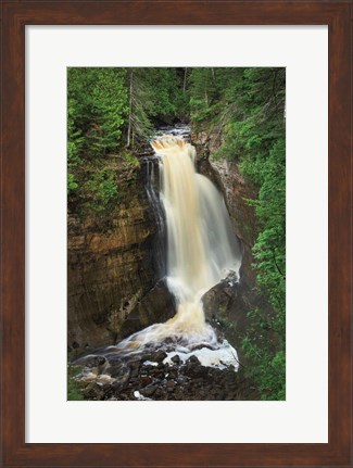 Framed Miners Falls Michigan Print