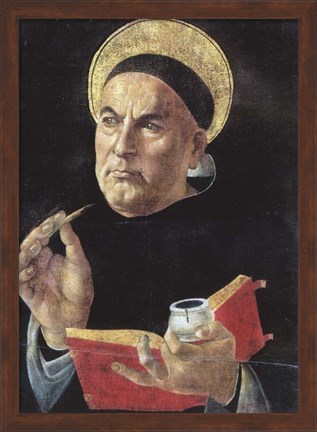 Framed St. Thomas Aquinas Print