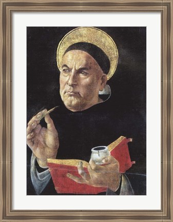 Framed St. Thomas Aquinas Print