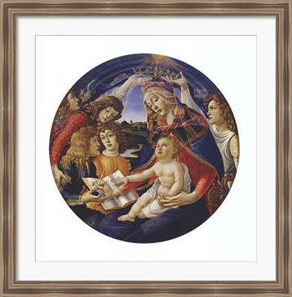 Framed Madonna of the Magnificat Print