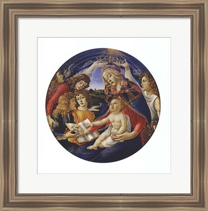 Framed Madonna of the Magnificat Print