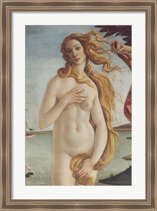 Framed Birth of Venus, Venus Print