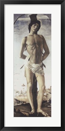 Framed Saint Sebastian Print