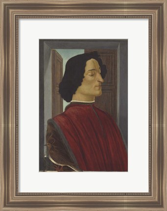 Framed Giuliano De&#39; Medici, C 1478-80 Print