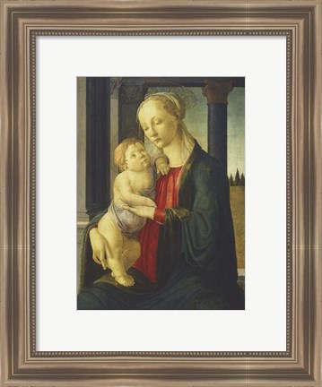 Framed Madonna and Child, 1467 Print