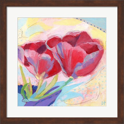 Framed Tulips No. 2 Print