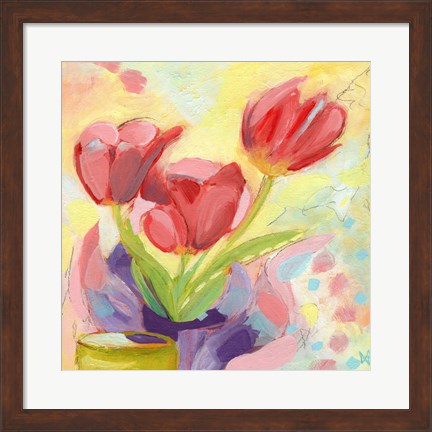 Framed Tulips No. 3 Print