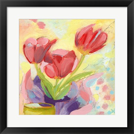 Framed Tulips No. 3 Print