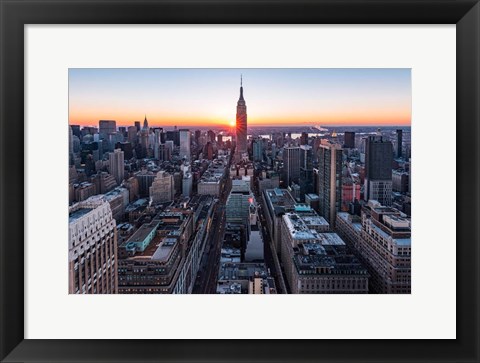 Framed Empire Sunburst Sunrise 2 Print