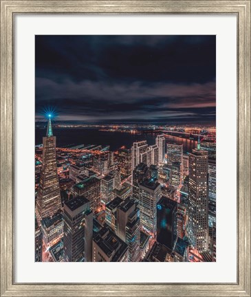 Framed San Francisco Look Down 5 Print