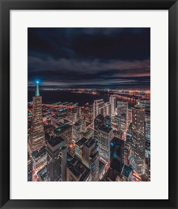 Framed San Francisco Look Down 5 Print