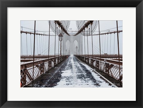 Framed Brooklyn Bridge Print