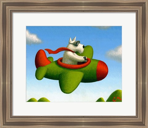 Framed Frequent Flier No. 1 Print