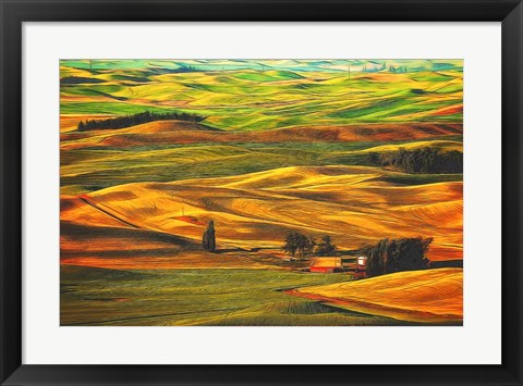 Framed Palouse #22 Print