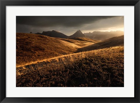 Framed Last Autumn Light Print