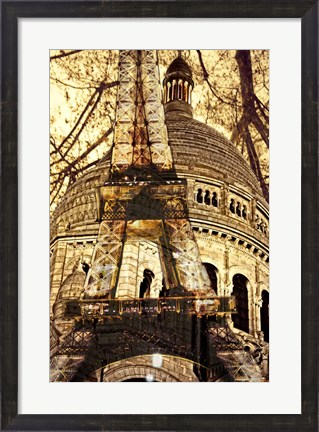 Framed Paris Lights Print