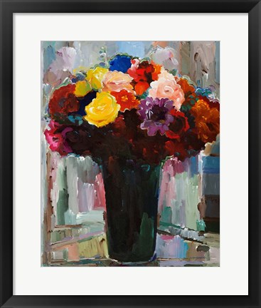 Framed Abundant Bouquet Print