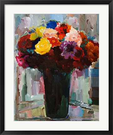 Framed Abundant Bouquet Print