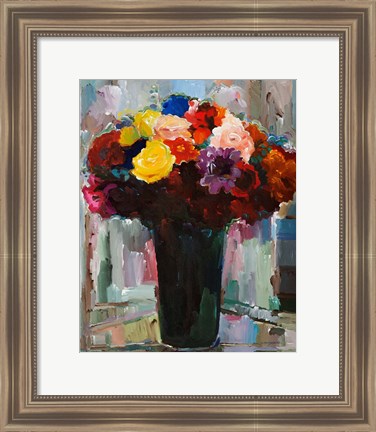 Framed Abundant Bouquet Print