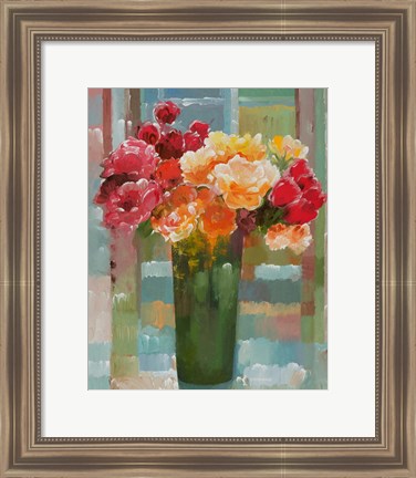 Framed Happily a-Bloom Print