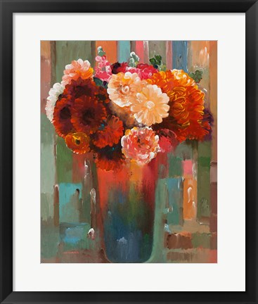 Framed Sunset Bouquet Print