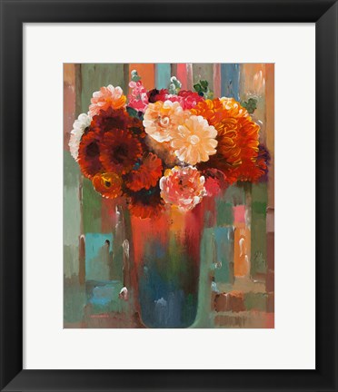 Framed Sunset Bouquet Print