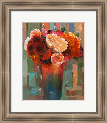 Framed Sunset Bouquet Print