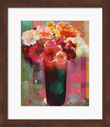 Framed Sunshine Bouquet Print