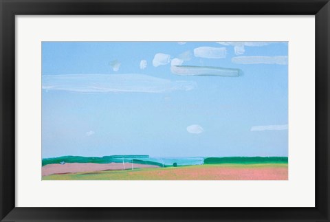 Framed Cloudy Sky Print