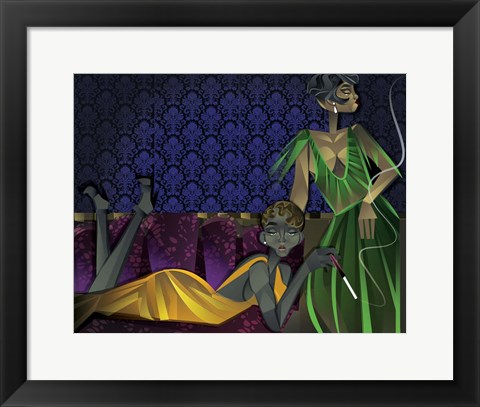 Framed Two Women Print