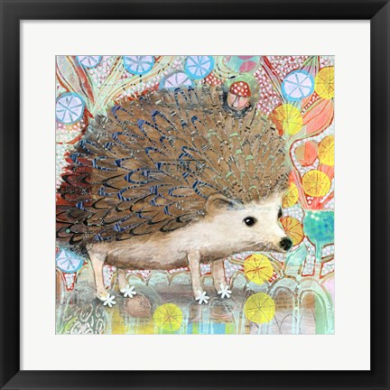 Framed Hedgie Print