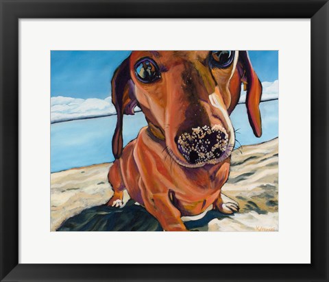 Framed Sand Dog Print