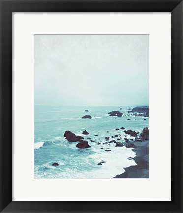 Framed Dusk at the Sea Print