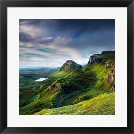 Framed Summer on the Quiraing Print