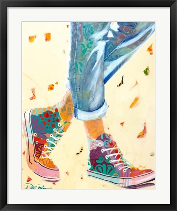 Framed High Tops Print