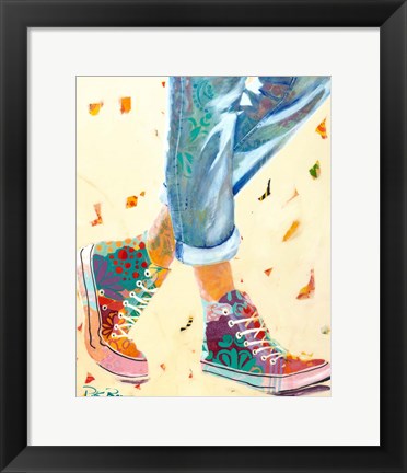 Framed High Tops Print