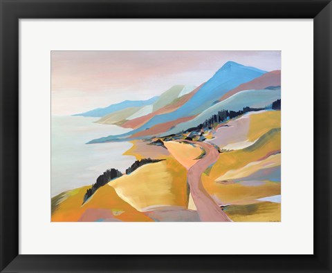 Framed Monterey to The Sea Print