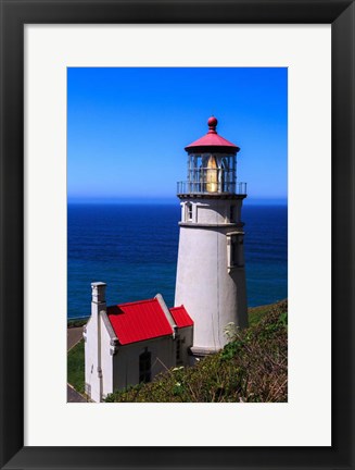 Framed Heceta Head Lighthouse Print