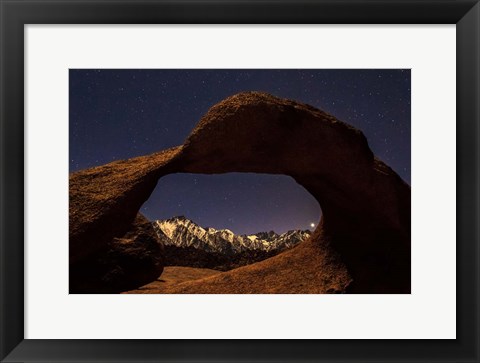 Framed Venus Through Mobius Arch Print