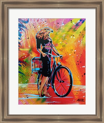 Framed Cycle Soaring Print