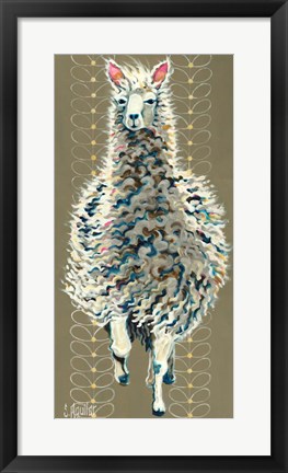 Framed Drama Llama Print